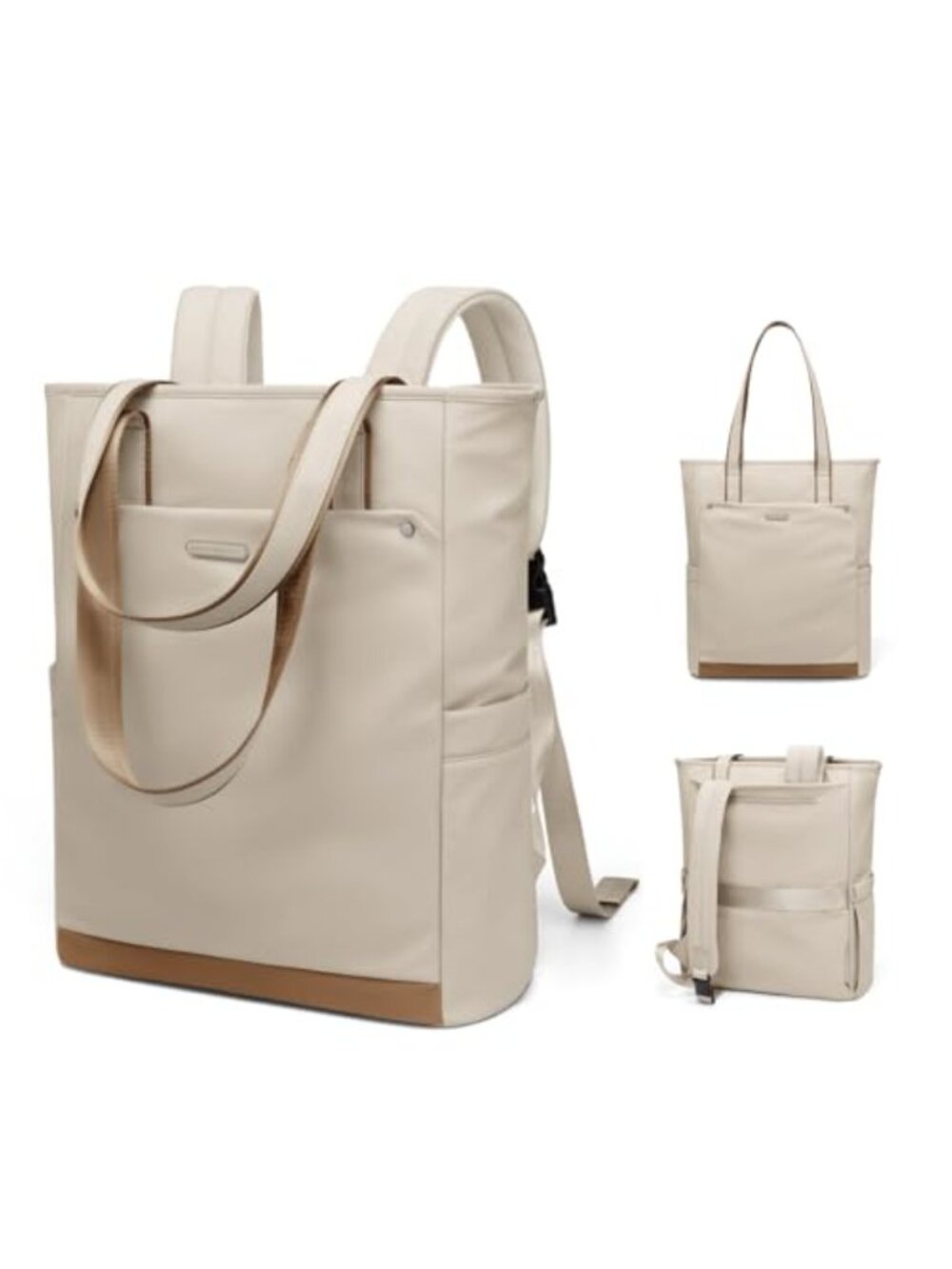 Convertible Backpack Tote Laptop Bag for Women College Work Travel